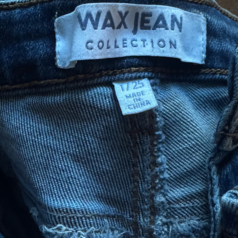 Collection B High Rise Ripped Blue Jeans - Picture 2 of 3